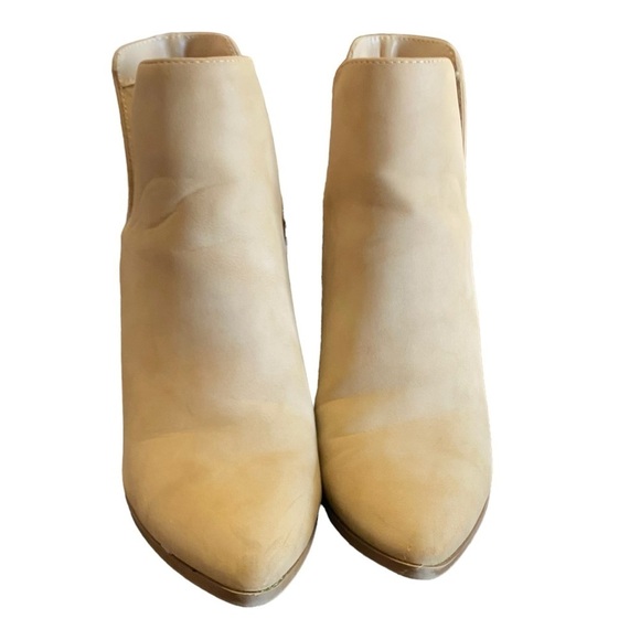 Pink Lily Tan V Cutout Pointed Toe Booties Women’s 8 - Picture 9 of 11